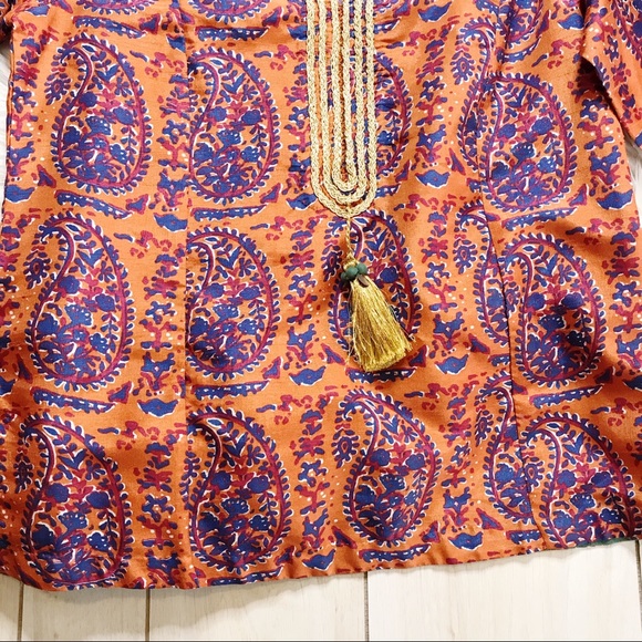 Soft Surroundings Moroccan Print Tunic Top - Picture 4 of 8